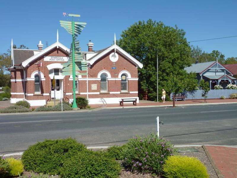 Dimboola - Shops bounded by Lloyd Street, Lochiel Street, Victoria Street and Wimmera Street - Post office and old court house, western side of Lloyd St