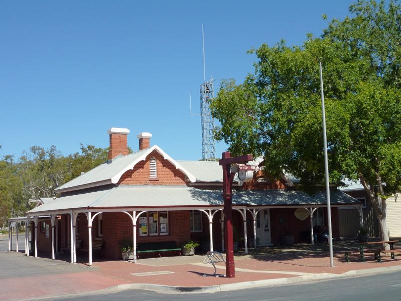 Dimboola - Shops bounded by Lloyd Street, Lochiel Street, Victoria Street and Wimmera Street - Old shire hall, western side of Lloyd St