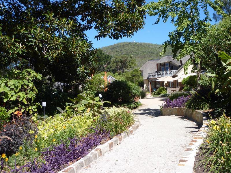 Dromana - Heronswood, Latrobe Parade: Pathway between nursery and cafe