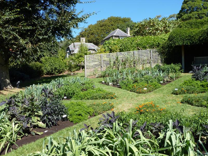 Dromana - Heronswood, Latrobe Parade: Vegetable parterre