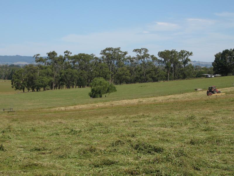 Drouin - Main South Road and surroundings, south of town centre: South-easterly view, Main South Rd south of Bosanko Rd