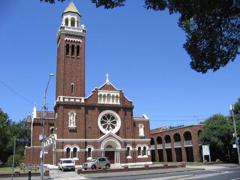 East Melbourne - Victoria Parade: St Johns Catholic Church, corner Victoria Parade and Hoddle St