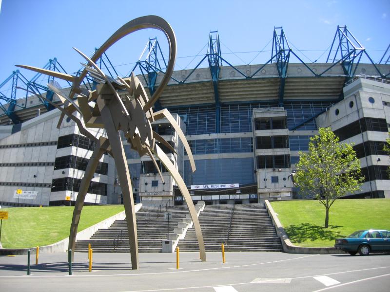 East Melbourne - Yarra Park at Jolimont and surroundings: MCG, gate 8