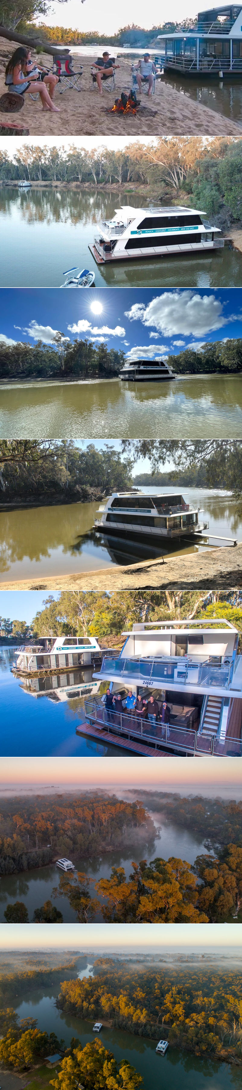 Echuca Luxury Houseboats - Boating on the Murray River