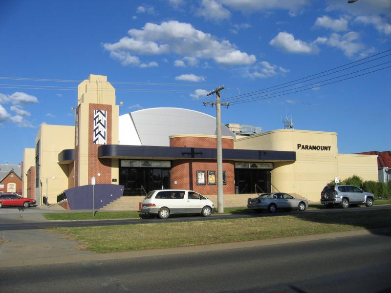 Echuca - Commercial centre and shops around High Street area: Cinema, High St opposite Collier St