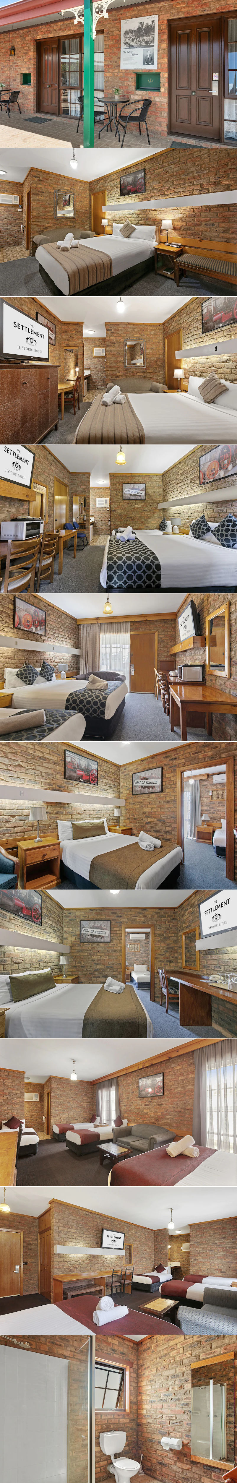 The Settlement Historic Hotel - Rooms