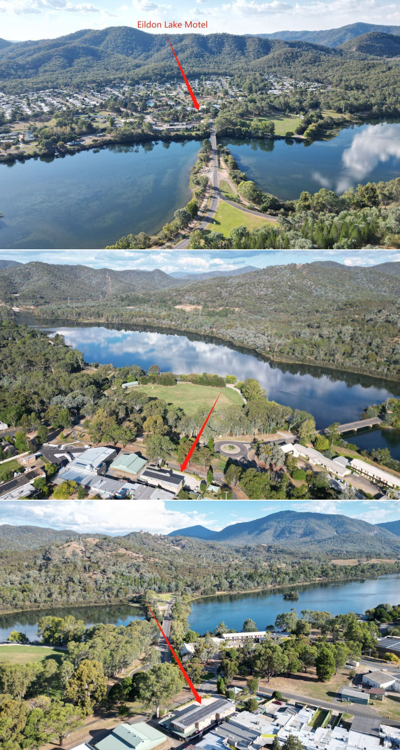 Eildon Lake Motel - Location