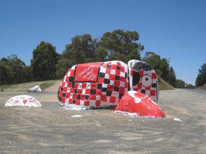 Emerald - Elephant Rock, Beaconsfield-Emerald Road: Easterly view of Elephant Rock
