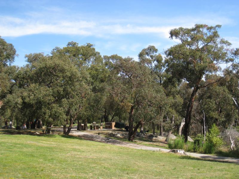 Emerald - Cardinia Reservoir Park: BBQs in bush at Duffys Lookout Picnic Area