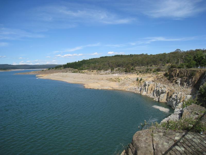 Emerald - Cardinia Reservoir Park: Easterly view from Spillway Car Park