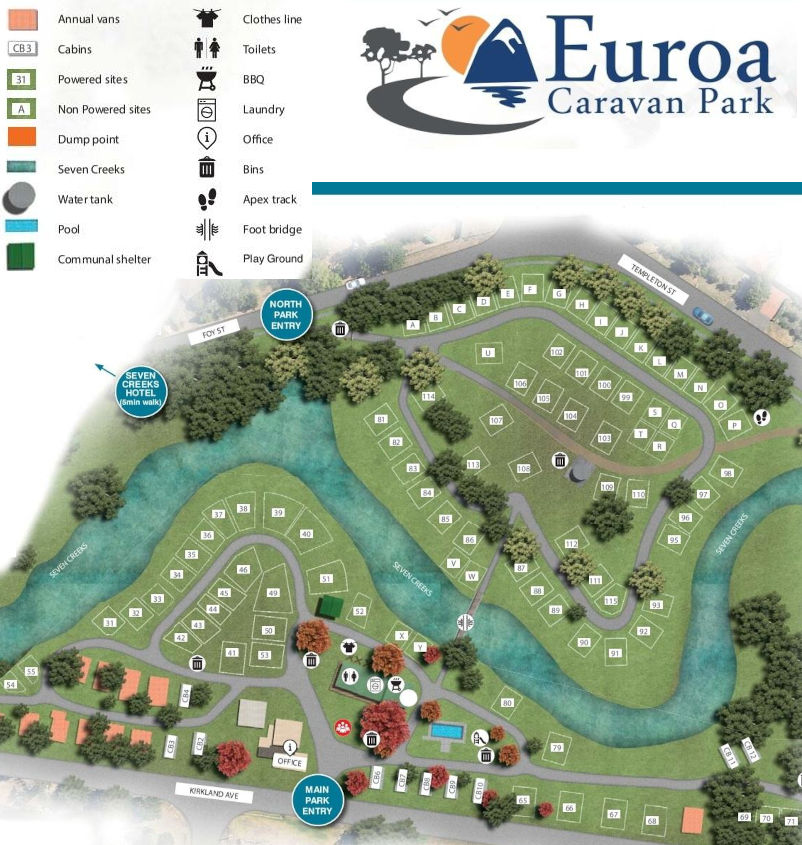 Euroa Caravan Park Euroa Travel Victoria accommodation 