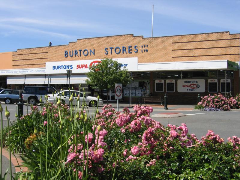 Euroa - Commercial centre and shops, Binney Street and Railway Street: Supermarket, Binney St at Brock St