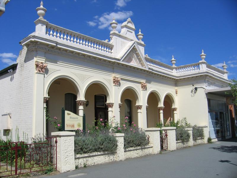 Euroa - Commercial centre and shops, Binney Street and Railway Street: Blairgowrie House, Binney St between Brock St and Railway St