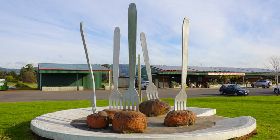 Giant Potatoes & Forks