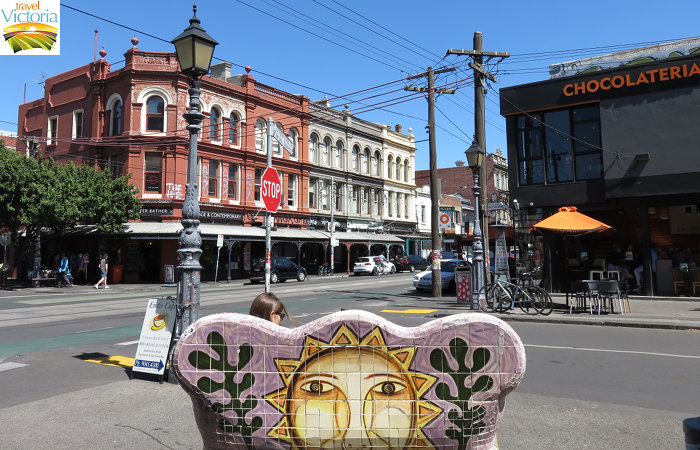 Fitzroy - View south along Brunswick Street at Victoria Street