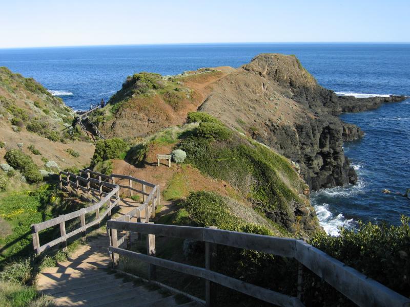 Flinders - The Blowhole (Blowhole Track): Walking track down to blowhole