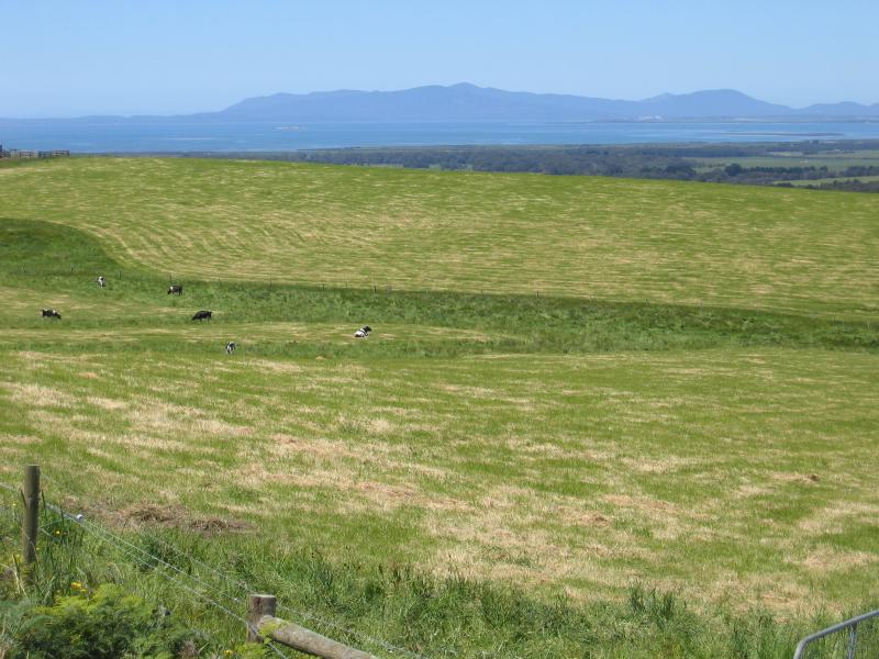 Foster - South Gippsland Highway around Foster: South-easterly view, 2 km north-west of Foster