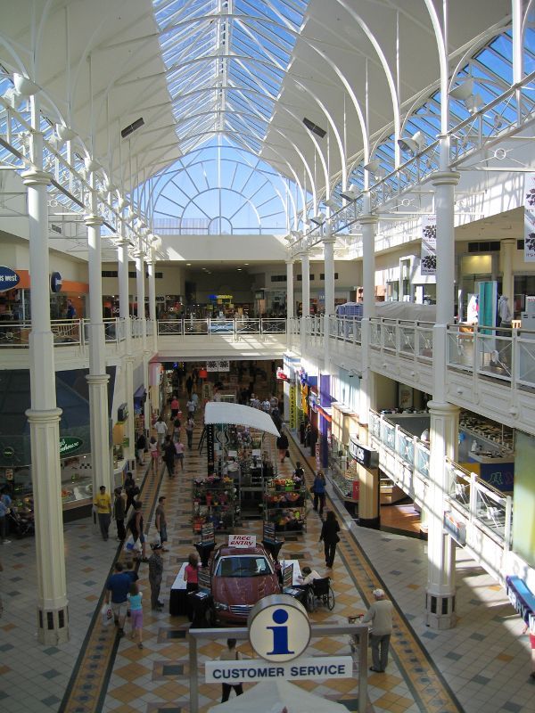 Frankston - Shops and commercial centre between Nepean Highway and Young Street: Inside Bayside Shopping Centre
