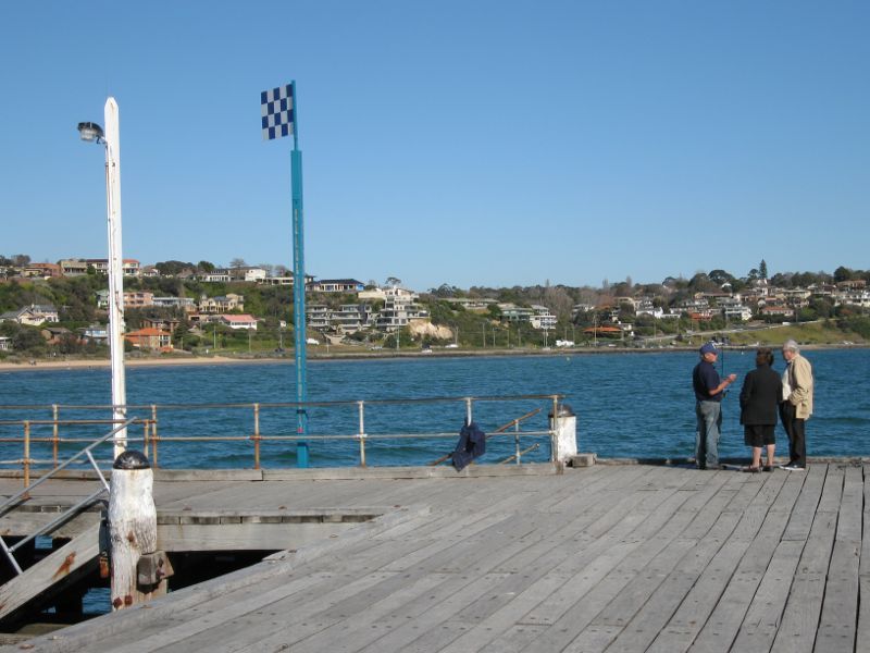 Frankston - Frankston Waterfront and Frankston Pier, Pier Promenade - South-westerly view at end of pier