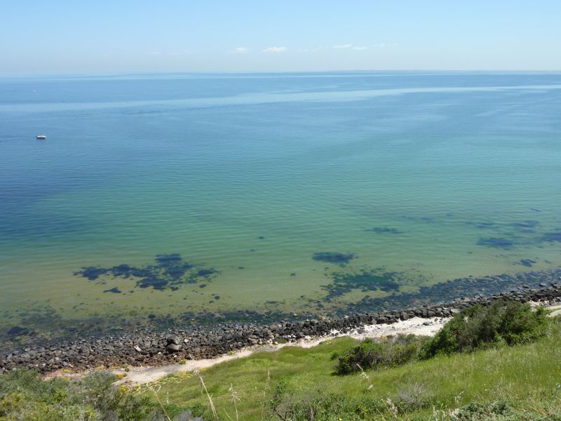 Frankston - Olivers Hill, Nepean Highway: View across bay