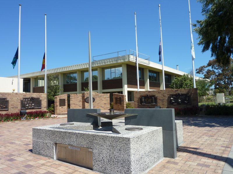 Frankston - Davey Street: War memorial at Frankston Civic Centre