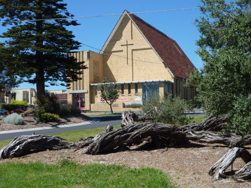 Frankston - Churches and education: Uniting Church, High St opposite Bay St South