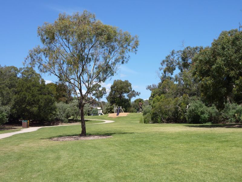 Frankston - George Pentland Botanic Gardens: Lawns near playgrounds