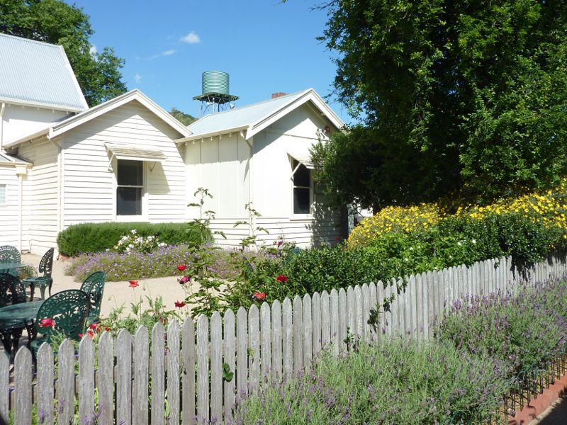Frankston - Ballam Park Homestead, Cranbourne Road: Garden at rear of homestead