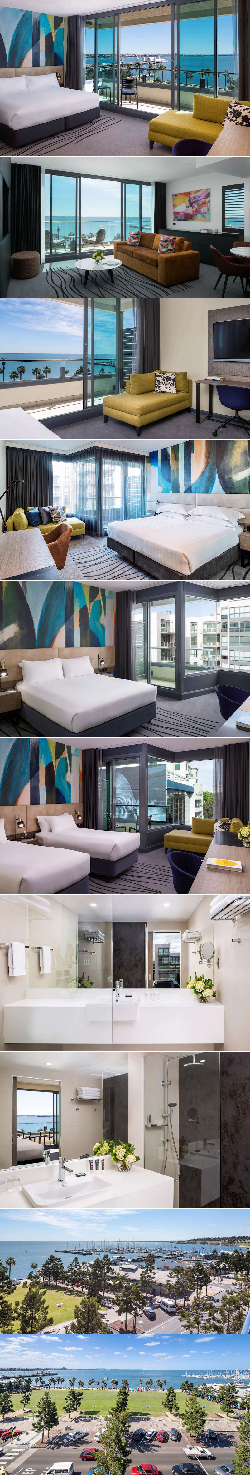 Novotel Geelong - Rooms and view