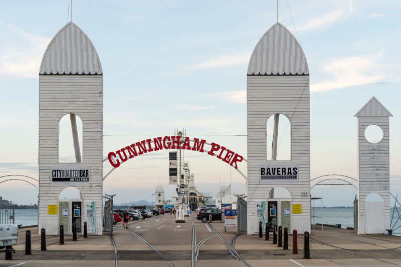 Geelong - Entrance to Cunningham Pier