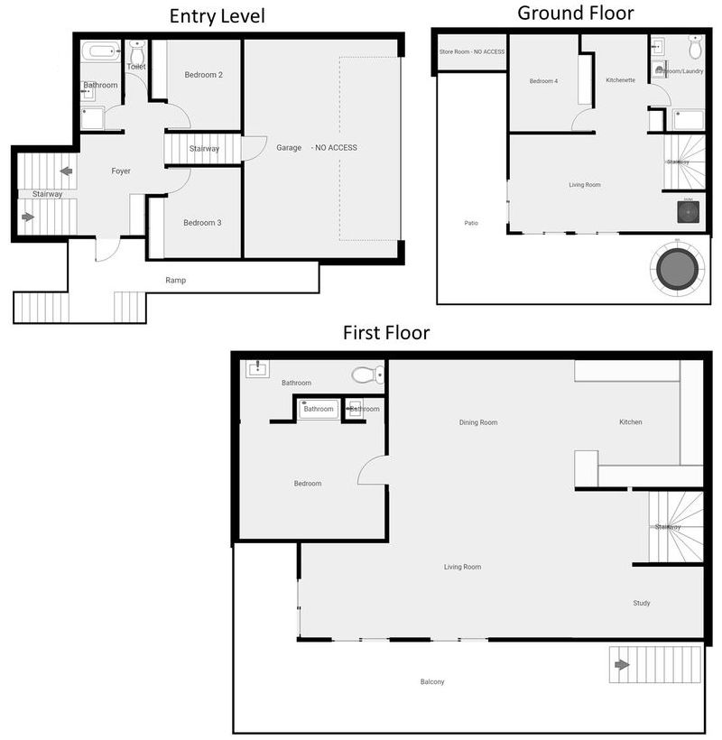 Foreshore Retreat - Floor plan