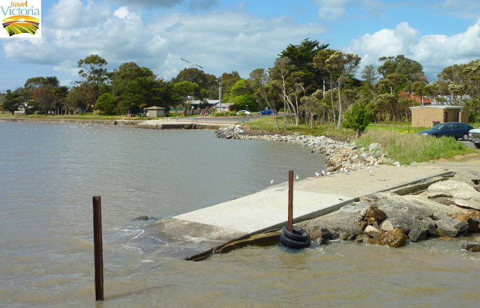 Grantville - Boat ramp at Grantville Pier
