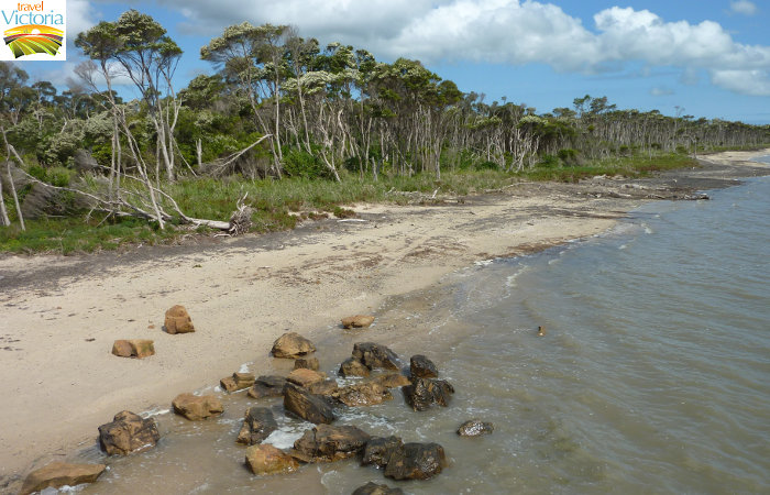 Grantville - Beach south of Grantville Pier