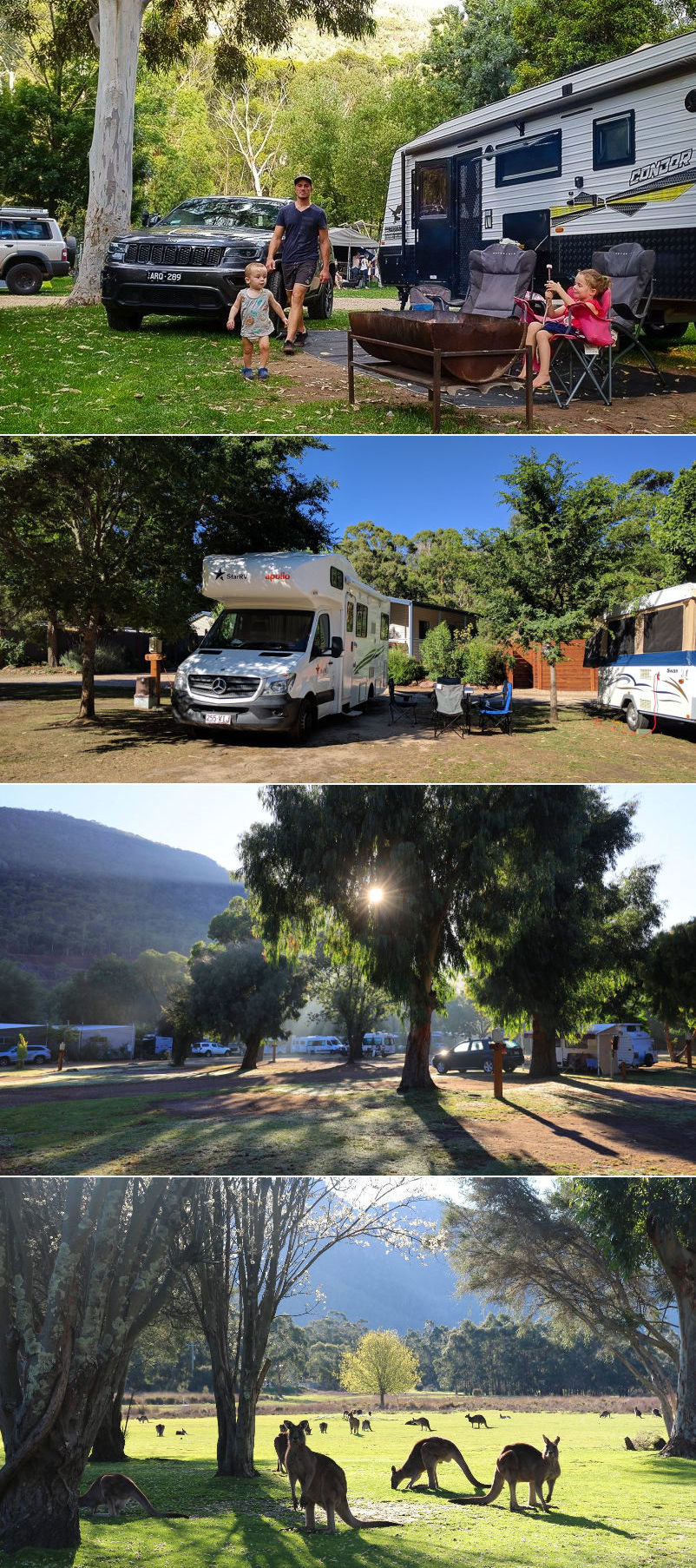Halls Gap Lakeside Tourist Park - On-site caravans