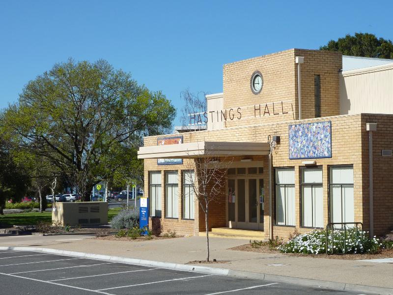 Hastings - Commercial centre and shops, High Street precinct: Hastings Hall, High St