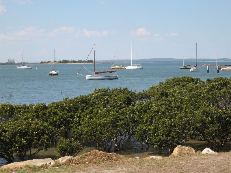 Hastings - Foreshore and Fred Smith Reserve, Marine Parade: View east across bay from foreshore