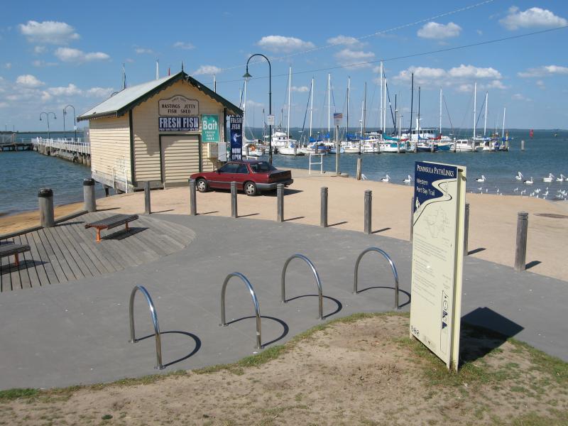 Hastings - Hastings Jetty and Pelican Park Recreation Centre: Hastings Jetty and fish shed