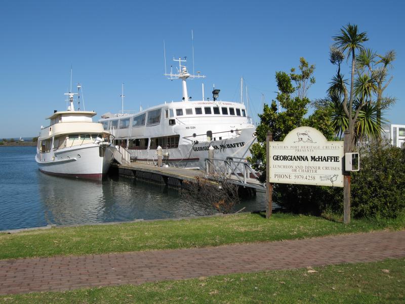 Hastings - Western Port Marina: Charter and cruise boats moored at the Anchorage