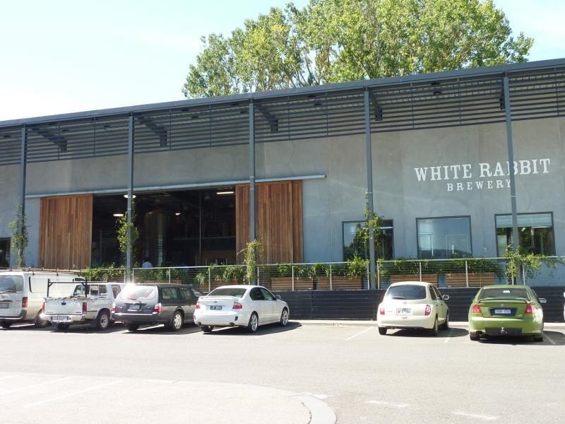 Healesville - Shops and commercial centre, Maroondah Highway east of Badger Creek Road: White Rabbit Brewery, south side of Maroondah Hwy