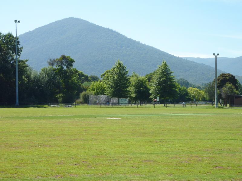Healesville - Queens Park: View across football oval