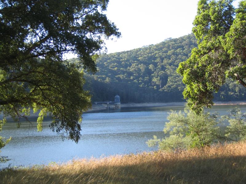 Healesville - Maroondah Reservoir: View north-west across reservoir