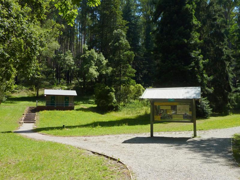 Healesville - Fernshaw Picnic Ground, Maroondah Highway north-east of Healesville: Information shelter and toilets
