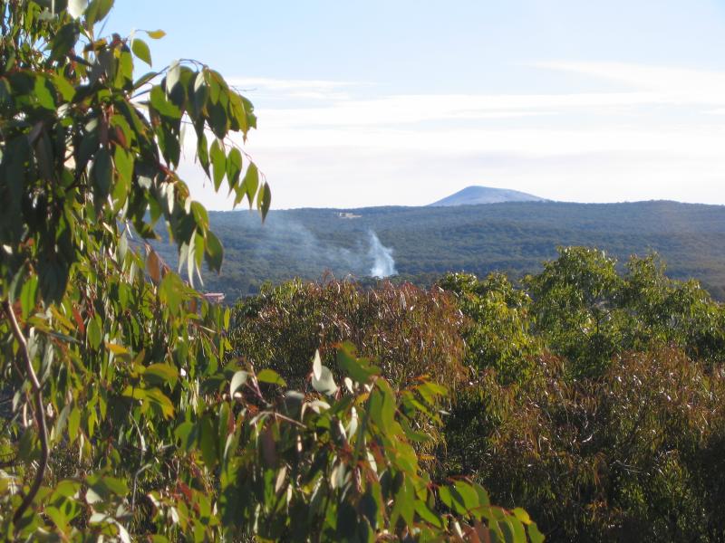 Hepburn Springs - Jacksons Lookout, Back Hepburn Road: View from tower