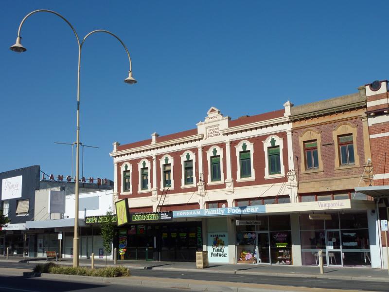 Horsham - Shops and commercial Centre, Firebrace Street and adjoining streets: West side of Firebrace St south of Pynsent St