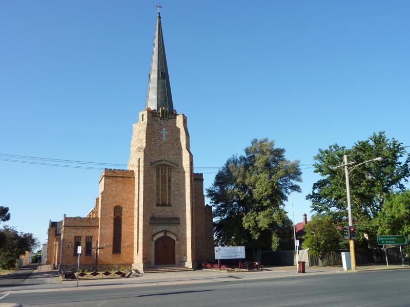 Horsham - Around Horsham: St Johns Church, Baillie St opposite Firebrace St