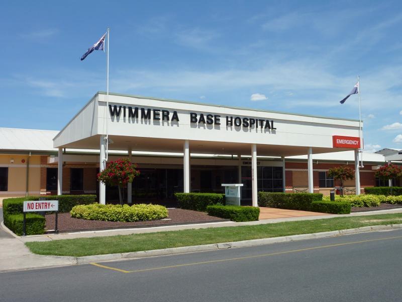 Horsham - Around Horsham: Wimmera Base Hospital, Baillie St