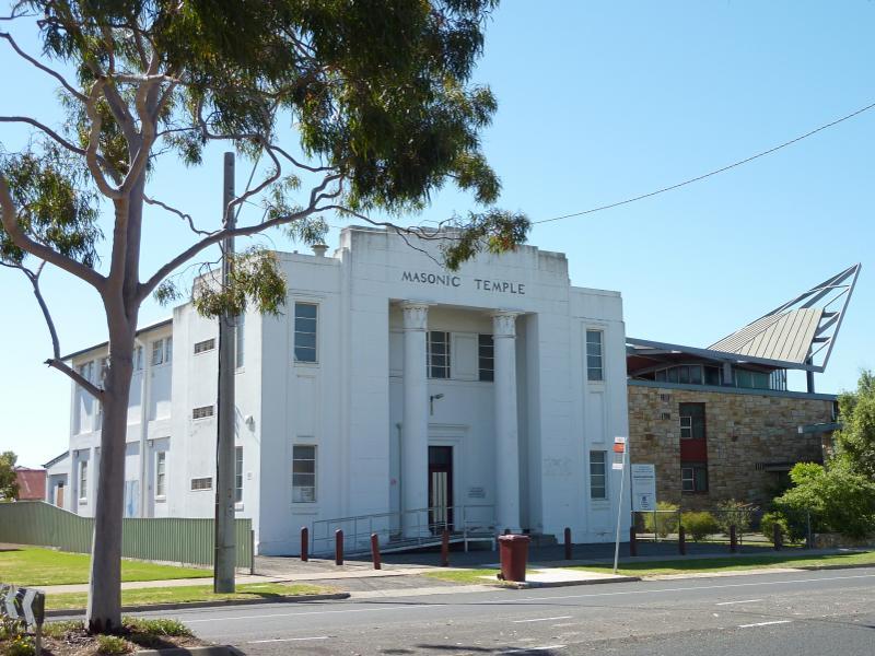 Horsham - Urquhhart Street: Masonic Temple, Urquhhart St near Roberts Av