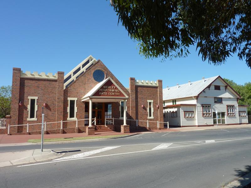 Horsham - Urquhhart Street: Wesley Performing Arts Centre, corner Urquhhart St and Roberts Av