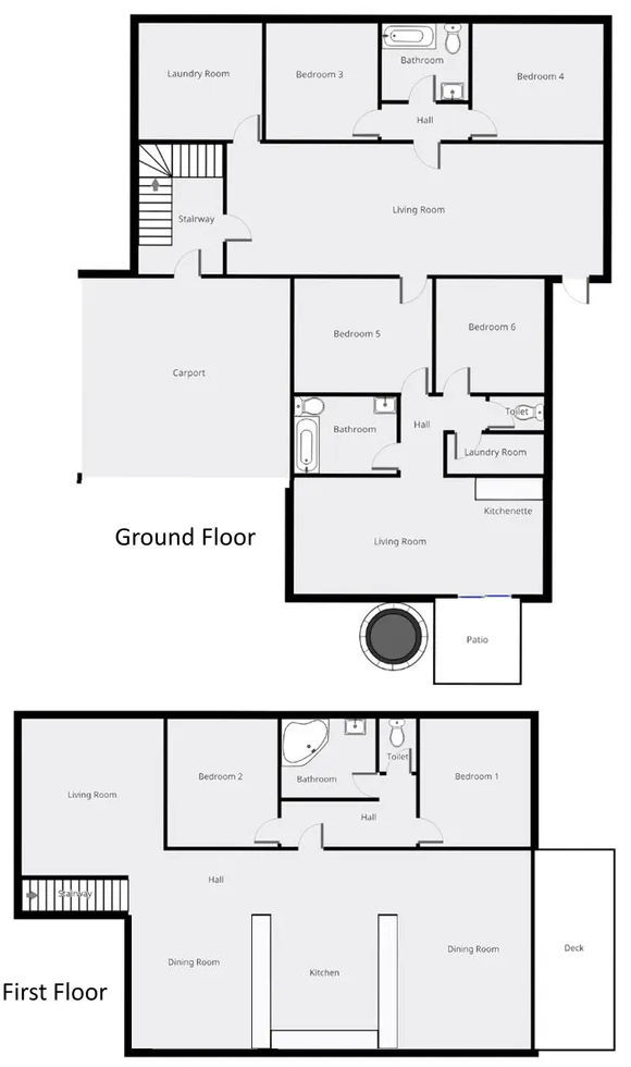 Cuttriss by the Beach - Floor plan