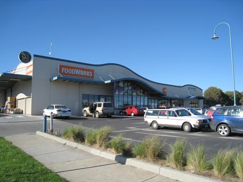 Inverloch - Shops and commercial centre, A'Beckett Street and Williams Street: Supermarket, Reilly St north of A'Beckett St